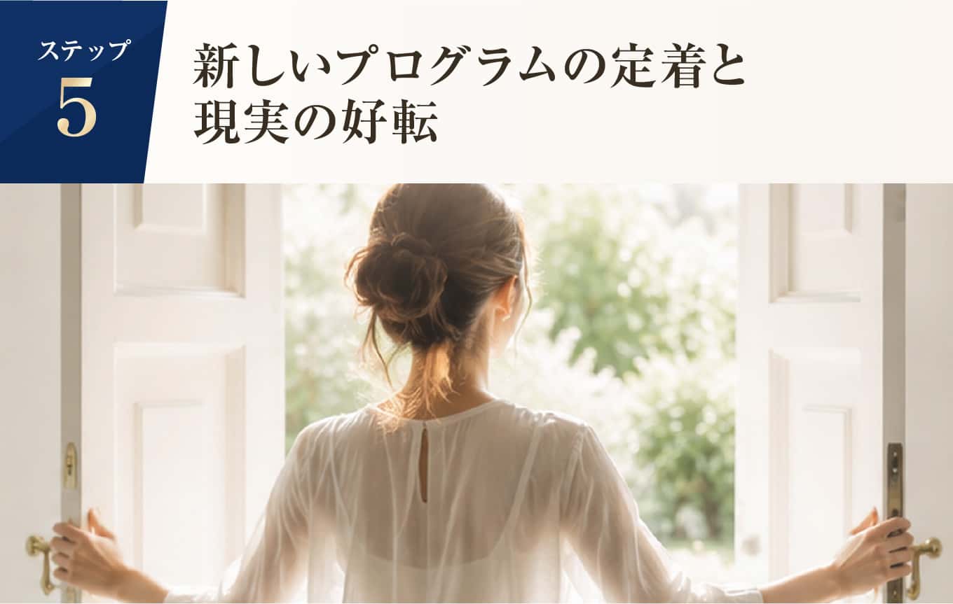 新しいプログラムの定着と現実の好転